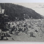 AK Sellin auf Rügen Strandleben 1909 gebraucht #PH459