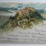 AK Zürich Uetliberg 873 m ü.M. 1904 gebraucht #PH484