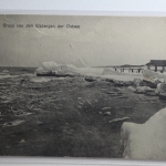 AK Ostsee Gruß von den Eisbergen der Ostsee 1912 gebraucht #PH509