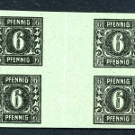 SBZ Mecklenburg-Vorpommern 8 x ZW U (2x) postfrisch gefaltet #GJ245