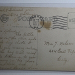 AK USA Grußkarte 1922 gebraucht #PH590