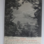 AK Karlsbad Blick von Findlater's nach Cafe Kaiserpark 1904 gebraucht #PH654