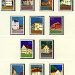 Liechtenstein Jahrgang 1976-79 postfrisch auf Safe Vordruck #HL036