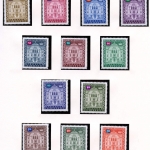 Liechtenstein Jahrgang 1976-79 postfrisch auf Safe Vordruck #HL036