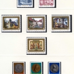 Liechtenstein Jahrgang 1976-79 postfrisch auf Safe Vordruck #HL036
