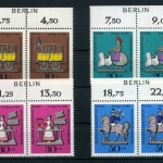 Berlin 348-351 postfrisch Oberrand Zudruck Berlin #HD235