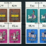 Berlin 348-351 postfrisch Oberrand Zudruck Berlin #HD235