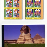 UNO Wien Jahrgang 2005 postfrisch 4er Blöcke auf Lindner Vordruck #HL051