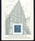 Bund Bildpostkarte "100 J. Bremer Briefmarke" postfrisch #HO465