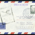 Bund LH Erstflug Frankfurt - Montevideo 10.4.57 #HO471