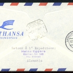 Bund LH Erstflug Frankfurt - Montevideo 10.4.57 #HO471