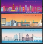 HongKong 3 Markenheftchen mit 10x 702-704 II postfrisch #IJ414