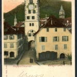 AK Rappotsweiler (Ribeauvillé), Elsaß Metzgerturm 1899 gebraucht #HU258