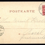 AK Rappotsweiler (Ribeauvillé), Elsaß Metzgerturm 1899 gebraucht #HU258