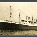 AK Fotopostkarte MS Deutschland (1924) ungebraucht #HU281