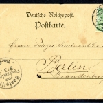 AK Hamburg Die Lombardsbrücke 2.3.1898 gebraucht #HU316