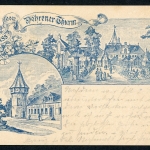 AK Döhrener Turm Hannover 1897 gebraucht #HU380