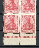 Deutsches Reich 4er Block 86 I a postfrisch geprüft Jäschke #HX128