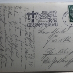 AK Oberammergau Passionsspiele - Bühne mit Chor 1934 gebraucht #PH857