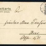 AK Neujahrs-Grußkarte Reliefkarte 1903 gebraucht #HU431