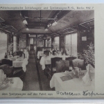 AK Deutschland Mitropa - Gruß aus dem Speisewagen 1925 gebraucht #PH893