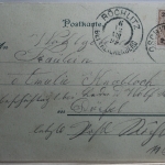 AK Deutschland Gruß von der Eisenbahn 1899 gebraucht #PH894