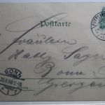 AK Deutschland Grußkarte 1898 gebraucht #PH892