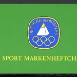 Bund Sport Markenheftchen mit PF 1047 I geprüft Schlegel #HX149