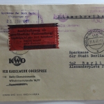 DDR ZKD Brief mit Kontrollvigniette #BA340