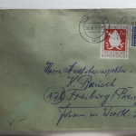 BRD 199 auf Brief als Einzelfrankatur mit Notopfer Berlin #BA261