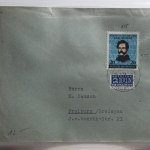 BRD 155 auf Brief als Einzelfrankatur mit Notopfer Berlin #BA262