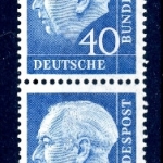 Bund 6er Streifen 260 xv R postfrisch #HX410