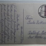 AK Deutschland Grußkarte 1946 gebraucht #PI045