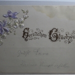 AK Deutschland Grußkarte 1898 gebraucht #PI192