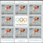 Jugoslawien 2048-2051 postfrisch Kleinbogen Olympiade 1984 #IS765