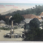 AK Teplitz-Schönau Kriegerdenkmal, Schloßberg ungebraucht #PI231