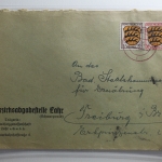 Fr. Zone Allgemeine Ausgabe 3 und 8 auf Brief als Mischfrankatur #BA502