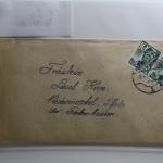 Fr. Zone Rheinland-Pfalz 3 auf Brief als Mehrfachfrankatur als Paar #BA511