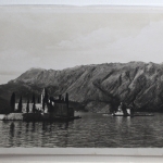 AK Perast, Otoci Kod Perasta Insel mit Kirche ungebraucht #PI322