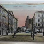 AK Krakau Stradom und weitere Bilder (Klappkarte) 1915 gebraucht #PI449