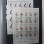 Liechtenstein Sammlung postfrisch und gestempelt mit einigen Kleinbögen #LT381