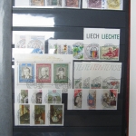 Liechtenstein Sammlung postfrisch und gestempelt mit einigen Kleinbögen #LT381