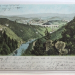 AK Hirschberg Blick in die Sattlerschlucht 1904 gebraucht #PI460