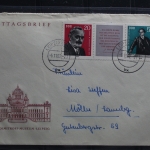 DDR W Zd 31 auf Brief als Einzelfrankatur Ersttagsbrief #BA687