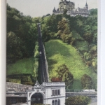AK Luzern Gütschbahn und Hotel Gütsch 1909 gebraucht #PI536