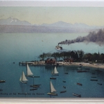 AK Le Port d`Ouchy et les Montagnes de Savoie gebraucht #PI549