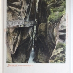 AK Zermatt Gornerschlucht 1906 gebraucht #PI593