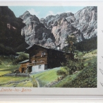 AK Zermatt Châöet a Loeche - les - Bains 1906 gebraucht #PI597