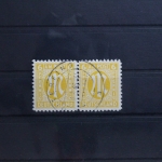 Alliierte Besetzung 4z gestempelt im Paar, geprüft Hettler BPP #UT744