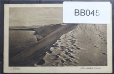 Memel 19, 20 auf Postkarte als Mischfrankatur AK Nidden Die höchste Düne #BB045